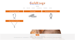 Desktop Screenshot of goldetage.com